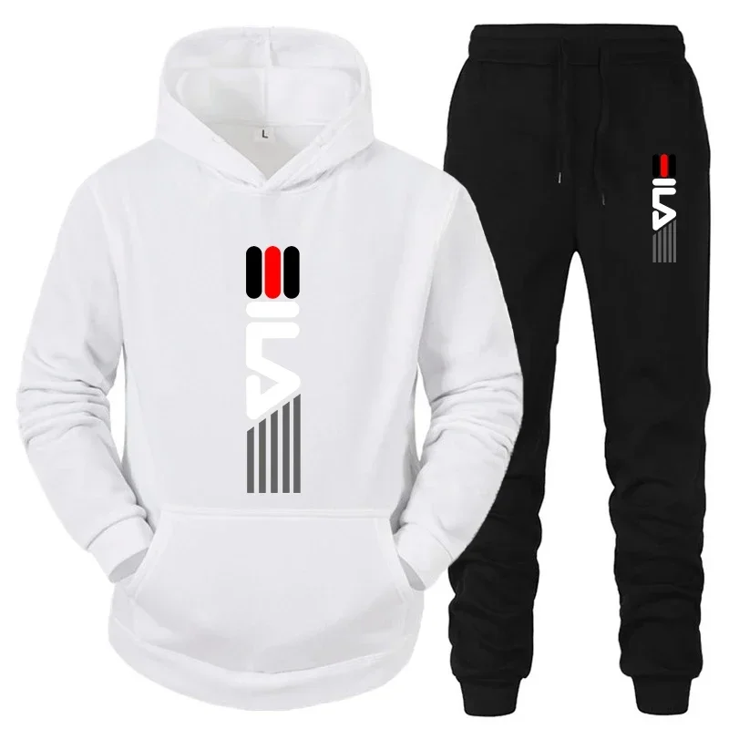 Outdoor Sports Outfit - Мужской спортивный костюм: худи с капюшоном