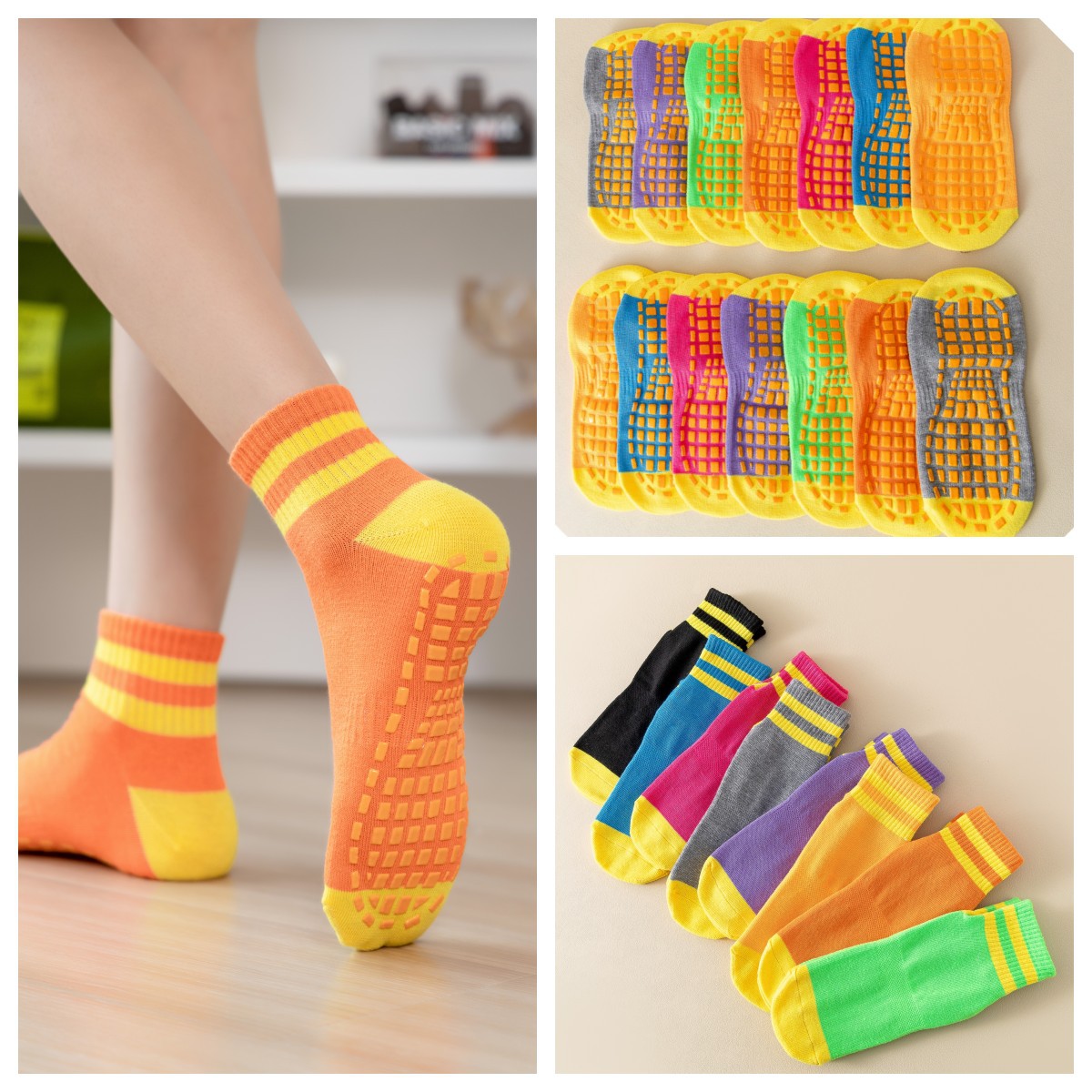 10 пар в упаковке, носки-батут – обзор и цена Trampoline Park Sock